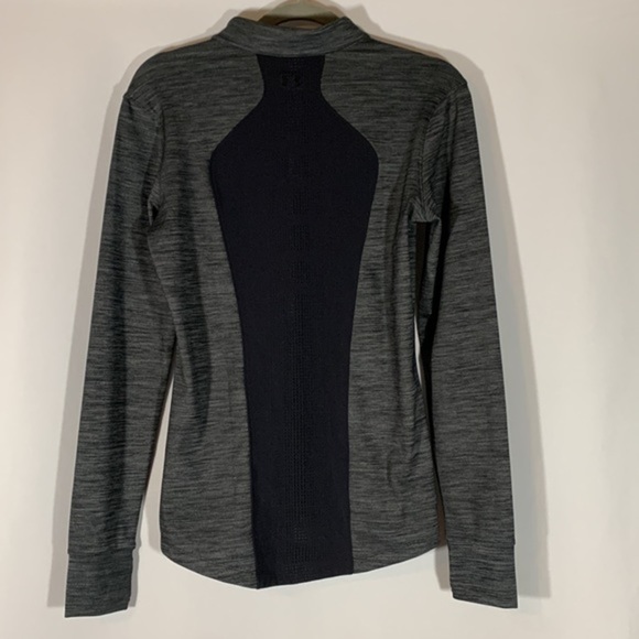 Under Armour Grey Quarter Zip Sweater Top - Picture 6 of 9